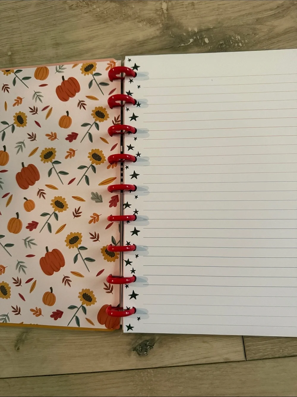 The Happy Planner Spiral Journal - Red Accents with Green Tree